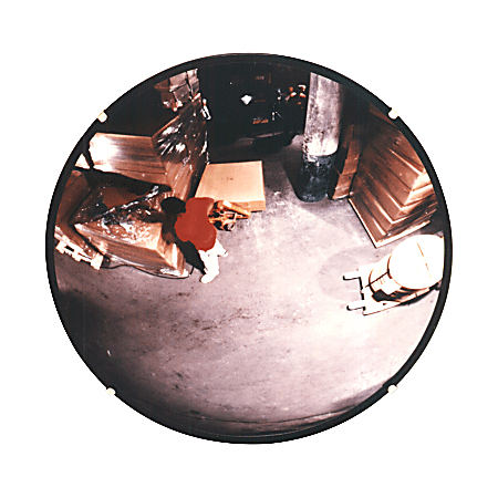 See-All® Round Glass Convex Mirror, 18"