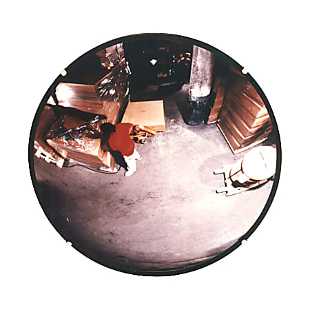 See-All® Round Glass Convex Mirror, 18"