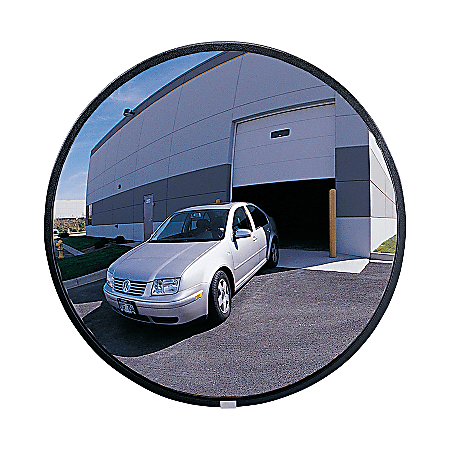 See-All® Round Glass Convex Mirror, 26"