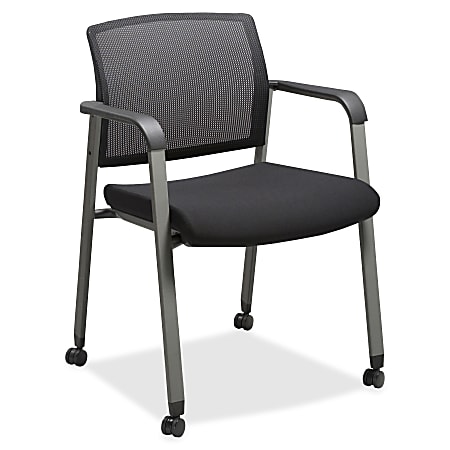 Lorell® Guest Chair, Black/Gray