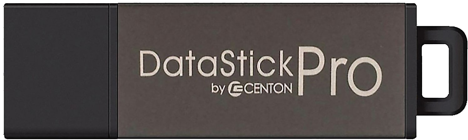 Centon Datastick USB 2.0 Flash Drive, 16GB, Gray