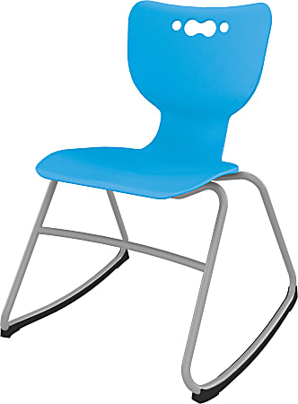 MooreCo Hierarchy Armless Rocker Chair, 18", Blue