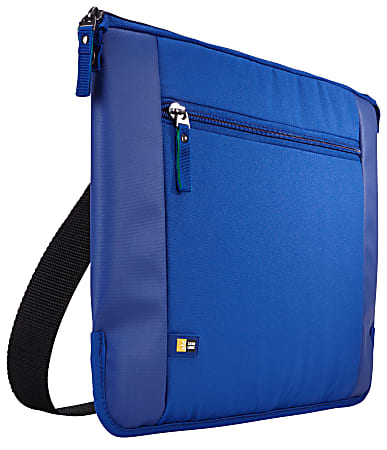 Case Logic Intrata INT-114 Carrying Case (Attach&eacute;) for 14.1" Notebook, Accessories, Cable, Cellular Phone, Pen - Blue