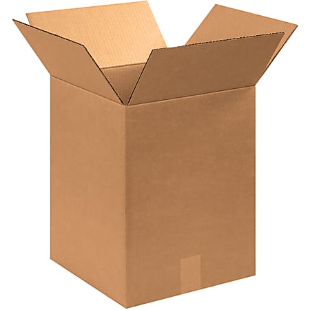 Partners Brand Corrugated Boxes, 17"H x 13"W x 13"D, 15% Recycled, Kraft, Bundle Of 25