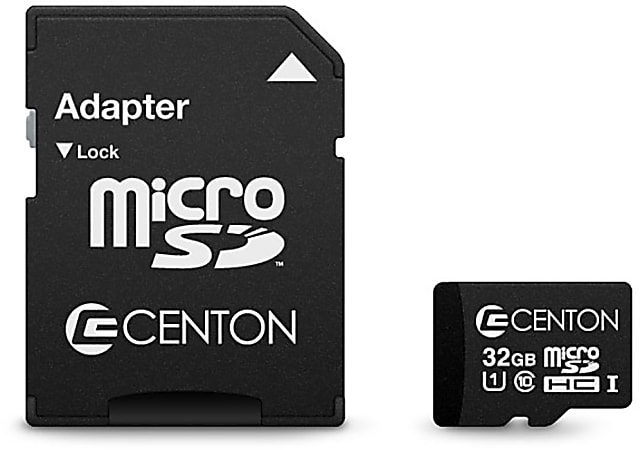 Centon UHS-I microSDHC™ Memory Card, 32GB, C1-IPMSDU132G