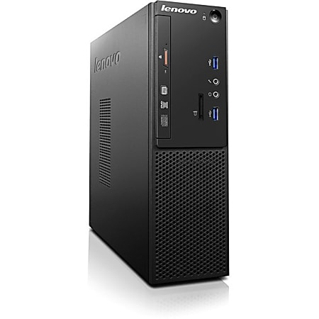 Lenovo S510 10KY002BUS Desktop Computer - Core i5 i5-6400 - 4 GB RAM - 500 GB HDD - Small Form Factor - Black - Windows 10 Pro 64-bit - Intel HD Graphics 530 - DVD-Writer