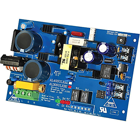 Altronix AL300ULXB2 Power Supply/Charger - 110 V AC Input - 12 V DC @ 2.5 A, 24 V AC @ 2.5 A Output