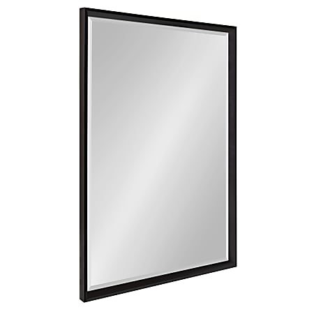 Uniek Kate And Laurel Calter Rectangle Mirror, 37-1/2”H x 25-1/2”W, 1-3/8”D, Black