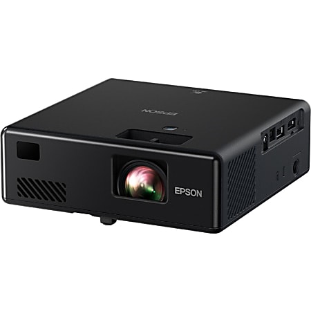 Epson EpiqVision Mini EF11 3LCD Projector - 16:9 - Black - 1920 x 1080 - Front, Ceiling, Rear - 20000 Hour Normal Mode - Full HD - 200,000:1 - 1000 lm - HDMI - USB - 2 Year Warranty