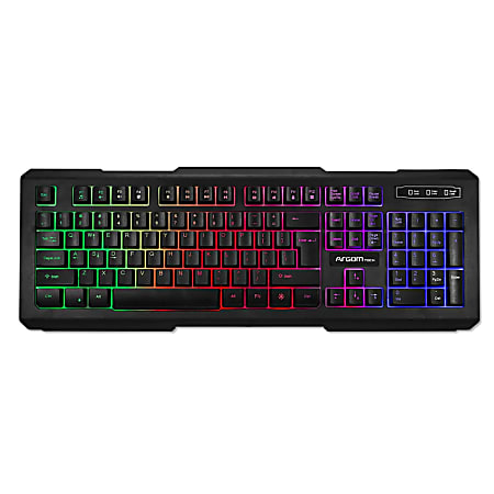 Argom Tech Combat Gaming Keyboard, 1.3"H x 18.11"W x 6.5"D, A00252