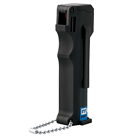 Mace® Brand Triple Action Personal Model Pepper Spray, 4-1/2”H x 1”W x 1”D, Black