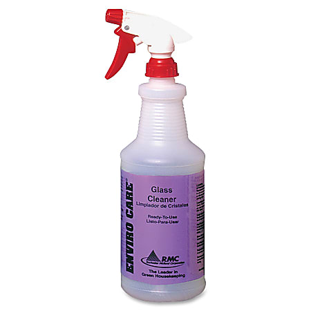 RMC Glass Cleaner Spray Bottle - 1 Each - Frosted Clear - Plastic