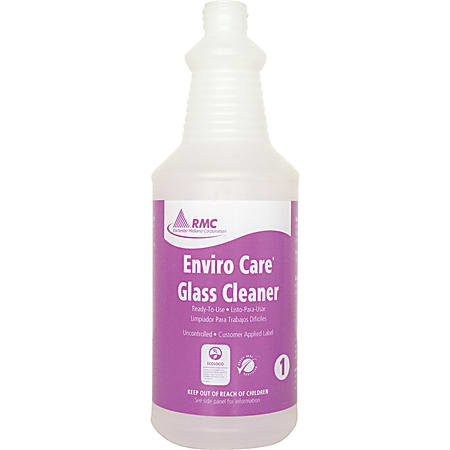 RMC Glass Cleaner Spray Bottle - 1 Each - Frosted Clear - Plastic