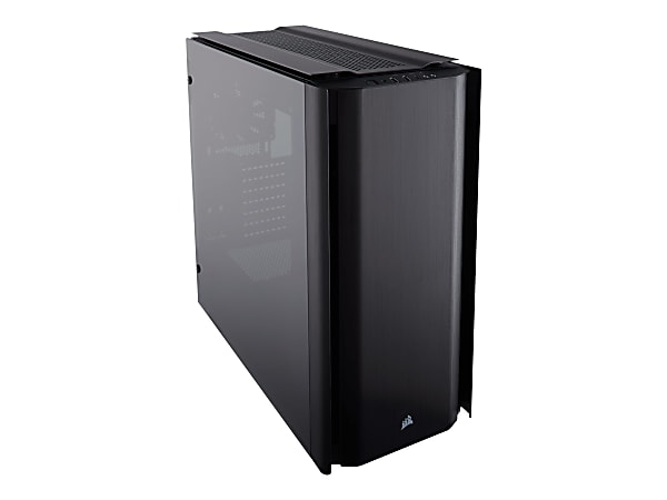 CORSAIR Obsidian Series 500D - Tower - ATX - windowed side panel (glass) - no power supply (ATX) - black - USB/Audio