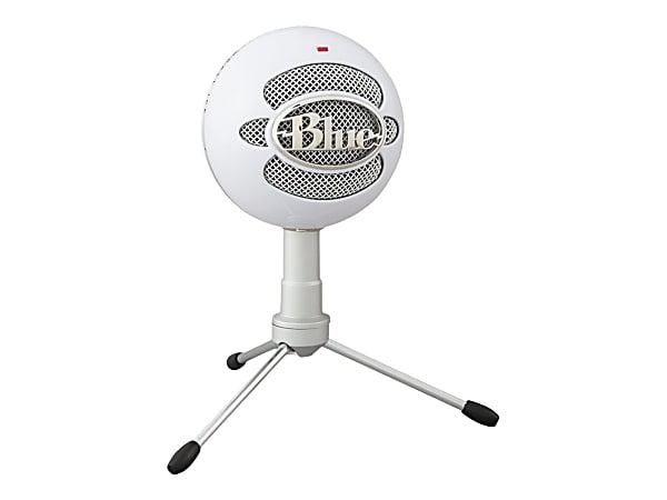 Blue Yeti Wired Microphone White Mist Shock Mount Desktop Stand Mountable  USB - Office Depot