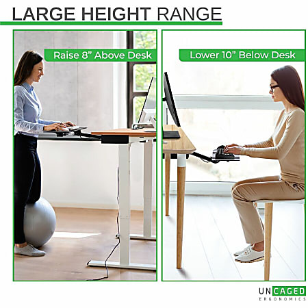 Desk too high for keyboard best sale
