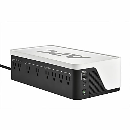 APC Back-UPS, 900VA/540W, Floor/Wall Mount, 120V, 8x NEMA 5-15R outlets, USB Type A + C Ports - Floor/Wall Mountable - 8 Hour Recharge - 120 V Input - 120 V AC Output - Stepped Approximated Sine Wave - USB