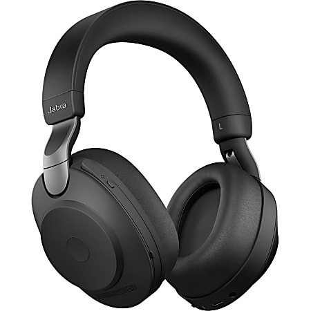 Jabra Evolve2 65 MS Stereo - Headset - on-ear - Bluetooth - wireless -  USB-C - noise isolating - Black