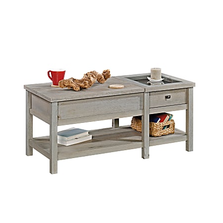 Sauder Cottage Road Lift Top Coffee Table Mystic Oak ODP