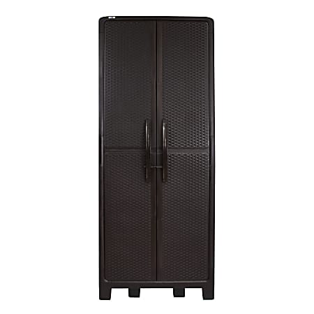 Inval 72"H Storage Cabinet/Wardrobe, Espresso