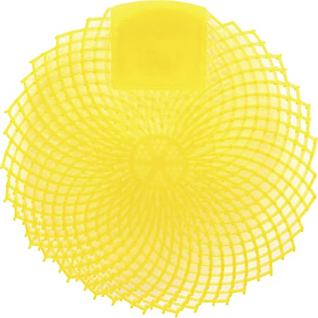 Genuine Joe Eclipse Anti-Splash Deodorizing Urinal Screen - Anti-splash - 12 / Dozen - Yellow