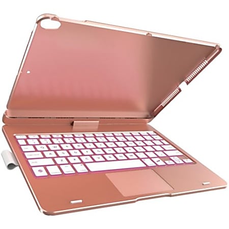 Typecase Flexbook Touch Keyboard/Cover Case for 10.2" to 10.5" Apple iPad Pro, iPad (7th Generation), iPad Air (3rd Generation) Tablet - Rose Gold