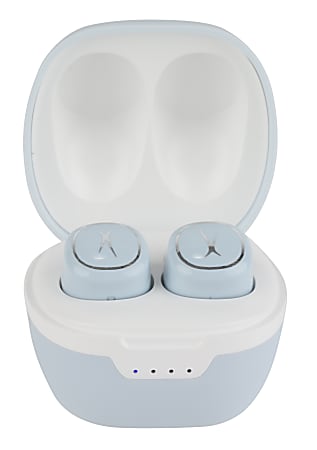 Altec Lansing NanoBuds 2.0 Truly Wireless Earbuds, Light Blue