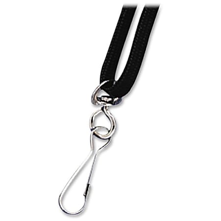 Baumgartens Breakaway Lanyard 36 Black - Office Depot