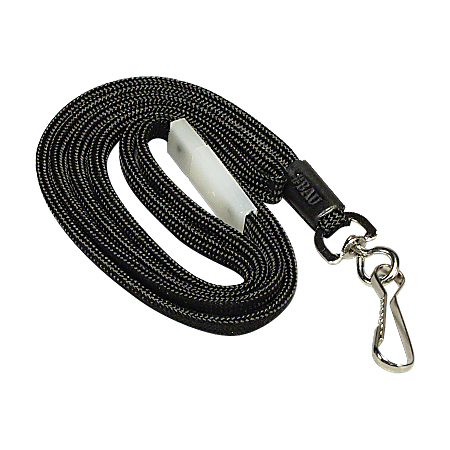 Baumgartens® Breakaway Lanyard, 36", Black