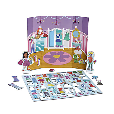 Melissa & Doug Children's Educational Toys, Magnetivity Dress And Play Fashion Set
