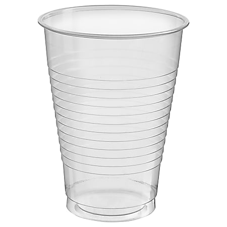 Amscan 436811 Plastic Cups, 12 Oz, Clear, 50