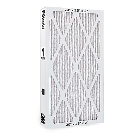Filtrete™ 20 x 25 x2 Air Filter, 12 HVAC Filters, MERV 8, Premium Allergen, 3 Month Pleated 2 Inch Electrostatic Air Filters
