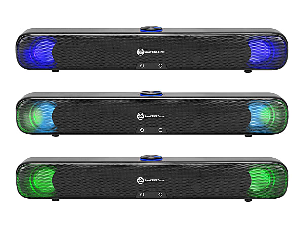 GOgroove SonaVERSE SENSE - Sound bar - for PC - 6 Watt (total)