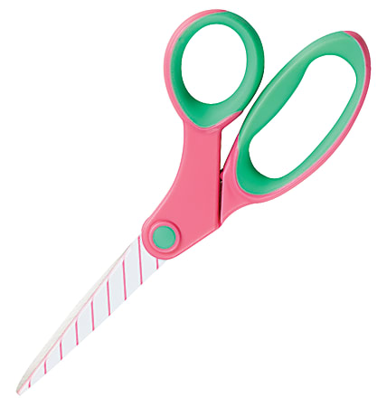 Divoga® Rubber Handle Scissors, 8", Pointed, Merry & Bright Collection, Multicolor