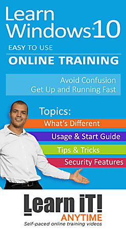 LearniT! Anytime Online Windows® 10 Training