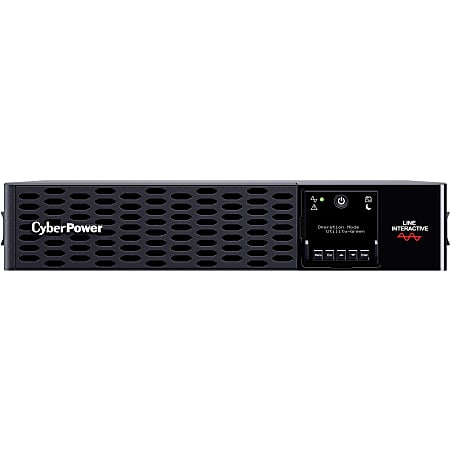 CyberPower PR2200RT2UN Smart App Sinewave UPS Systems - 2200VA/2200W, 120 VAC, NEMA L5-30P, 2U, Rack / Tower, Sine Wave, 8 Outlets, LCD, PowerPanel® Business, $400000 CEG, 3YR Warranty