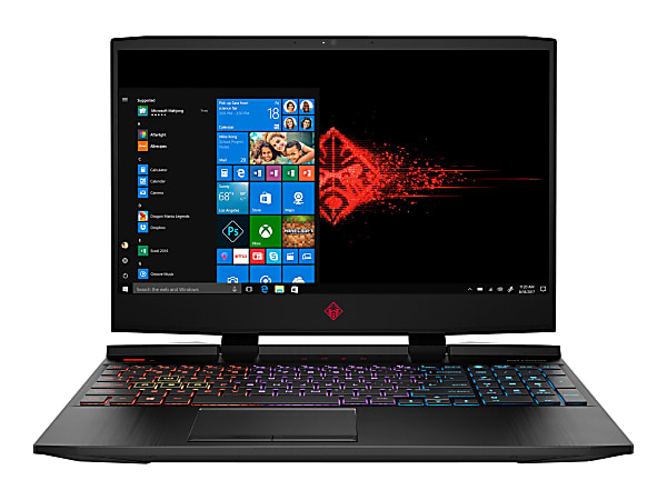 HP OMEN 15-dc1000 15-dc1060nr 15.6" Gaming Notebook - 1920x 1080 - Core i7 i7-9750H - 16 GB RAM - 512 GB SSD - 7FT39UAABA