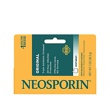 Neosporin Original First Aid Antibiotic Bacitracin Ointment, 1 oz