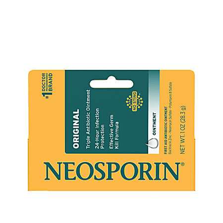 Neosporin Original First Aid Antibiotic Bacitracin Ointment, 1
