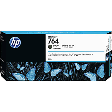 HP 764 300-ML MATTE BLACK DESI Ink Cartridge, Matte Black