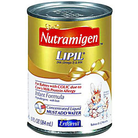 Nutramigen® LIPIL® Concentrated Liquid Infant Formula, 13 Fl. Oz. Can, Case Of 12