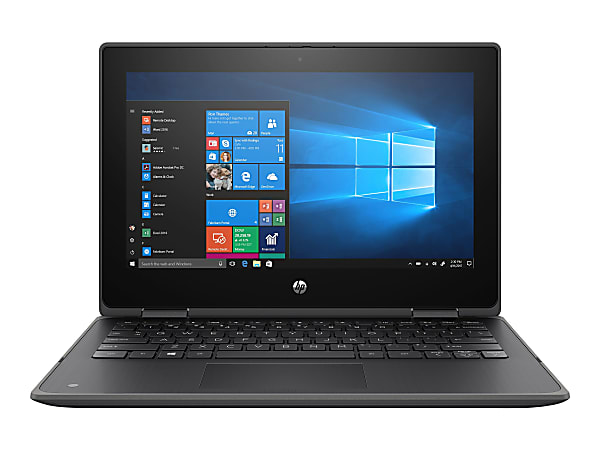 HP ProBook x360 11 G5 EE 11.6" Touchscreen 2 in 1 Notebook - HD - 1366 x 768 - Intel Celeron N4020 1.10 GHz - 4 GB RAM - 64 GB Flash Memory - Chalkboard Gray - Windows 10 Pro - Intel UHD Graphics 600