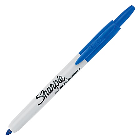 Sharpie® Retractable Permanent Marker, Blue