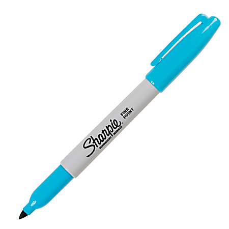 Sharpie® Permanent Fine-Point Marker, Turquoise