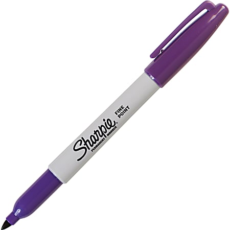 Sharpie Permanent Marker, Fine Point, Purple Ink (bulk pack of 144