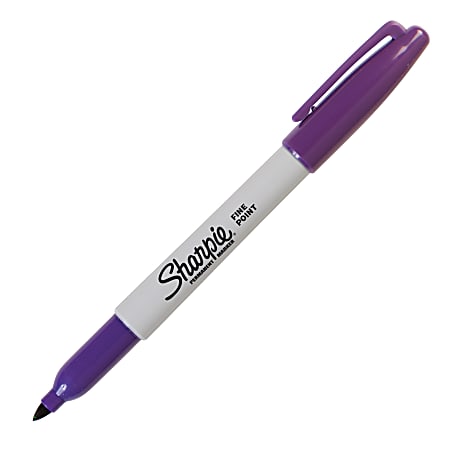 Sharpie® Permanent Fine-Point Marker, Purple, 30038