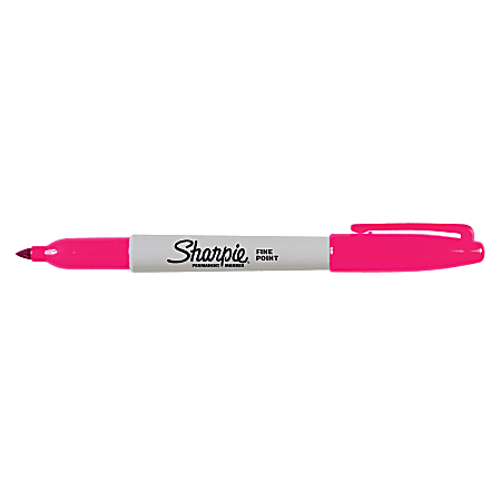 Sharpie Permanent Fine Point Marker Magenta Office Depot - Main Image