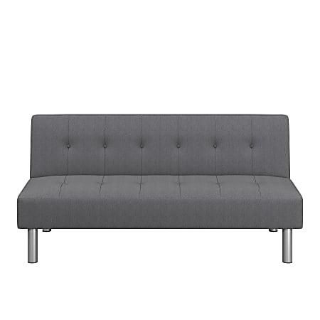 Lifestyle Solutions Serta Forma Convertible Futon, Charcoal