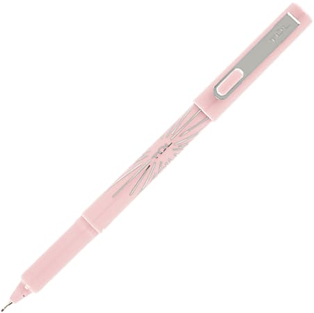  TUL® Fine Liner Felt-Tip Pens, Ultra-Fine, 0.4 mm, Silver  Barrel, Black Ink, Pack Of 12 Pens : Office Products