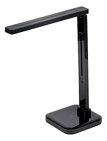 Bostitch® Wireless Charging LED Desk Lamp, 12-1/8"H, Black